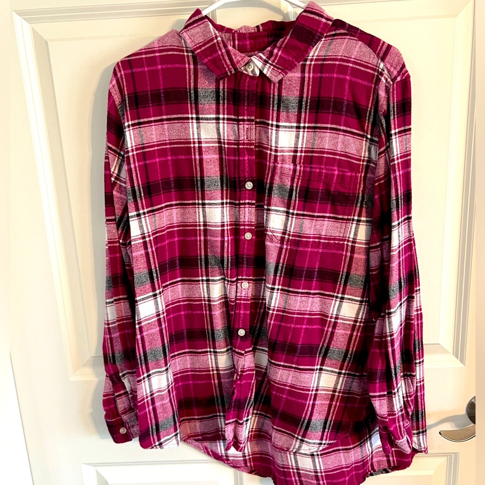 Beautiful women’s flannel shirt.